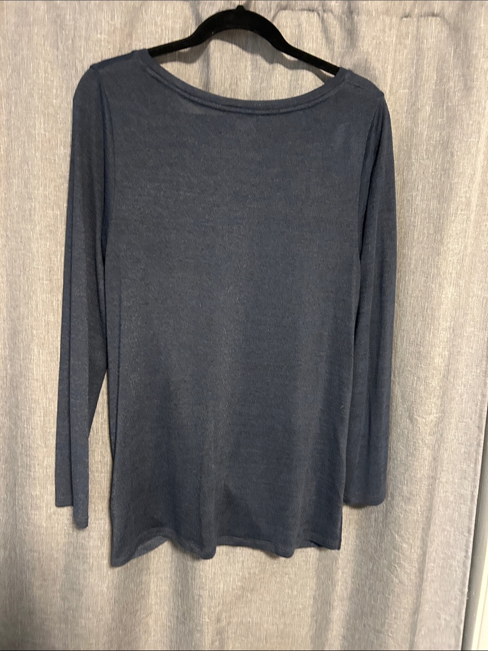 Cupio Navy Twist Front Long Sleeve Top - Picture 5 of 5
